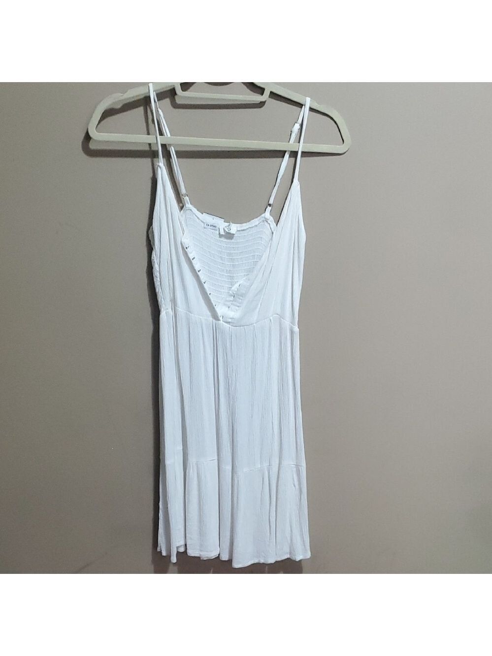 Jolie & Joy White Sleeveless Dress Size XL But Made Small
